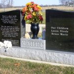 Monument for a family in Peoria, IL