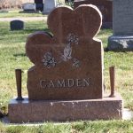 Custom designed headstone