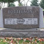 Custom made double monument for husband and wife in Pekin, IL