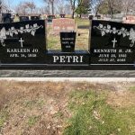 Custom built double monument design & installation in Peoria