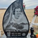 custom designed flame memorial