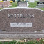 Custom double monument for family