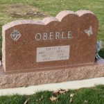 Custom made double monument for a family near Peoria, IL