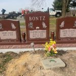 Custom headstones for a family monument in Peoria